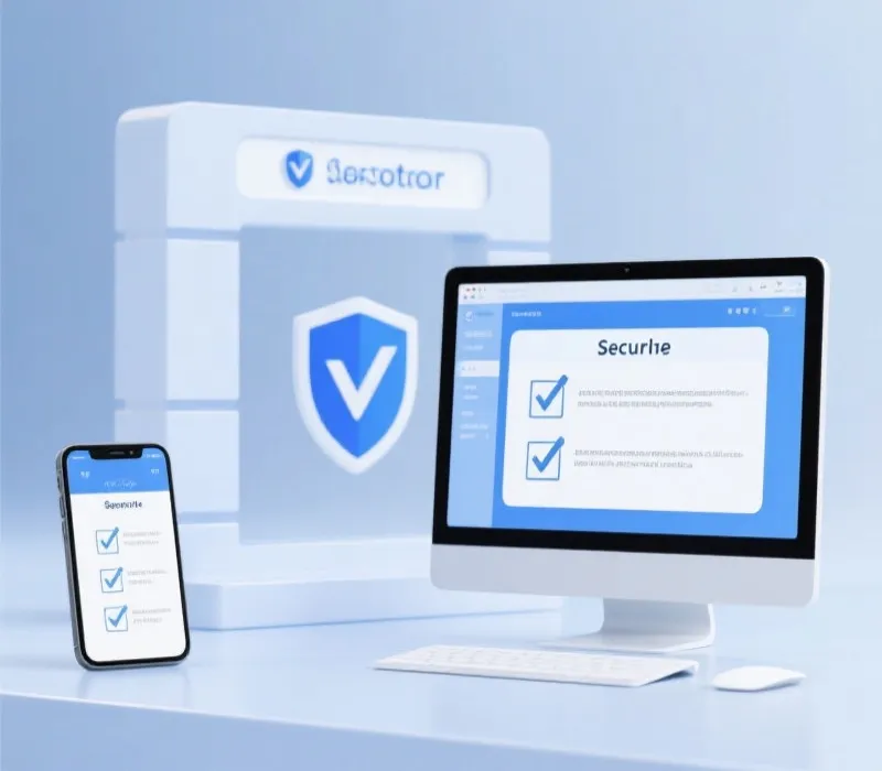 安全访问与最新网址识别示意图